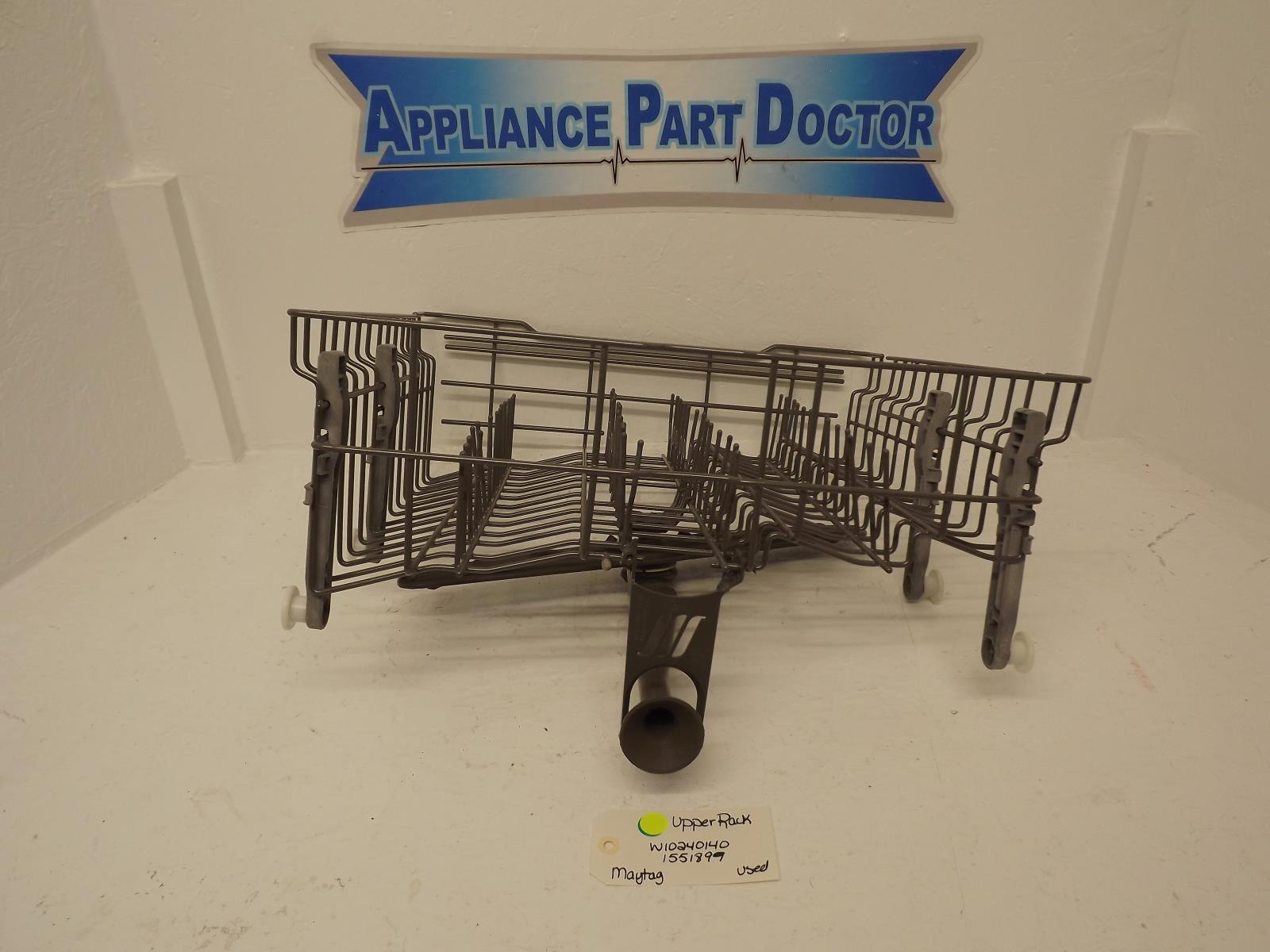 Maytag Dishwasher W10240140 1551899 Upper Rack Used Maytag Dishwasher W10240140 1551899 Upper Rack Used